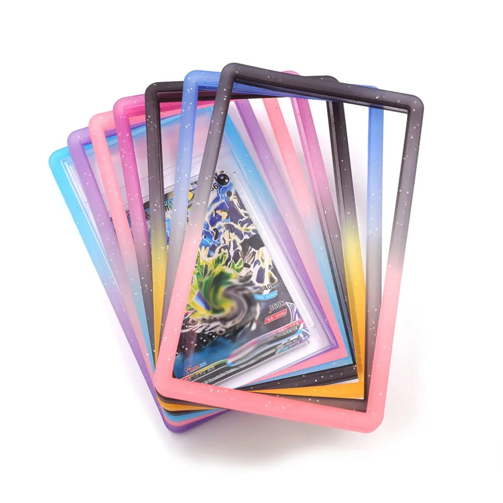 Bumper Slab Graded Card Case Protector Protection Sports Game Pokmo TCG Trading Cards Silicone Guard Protective Frame Slabs
