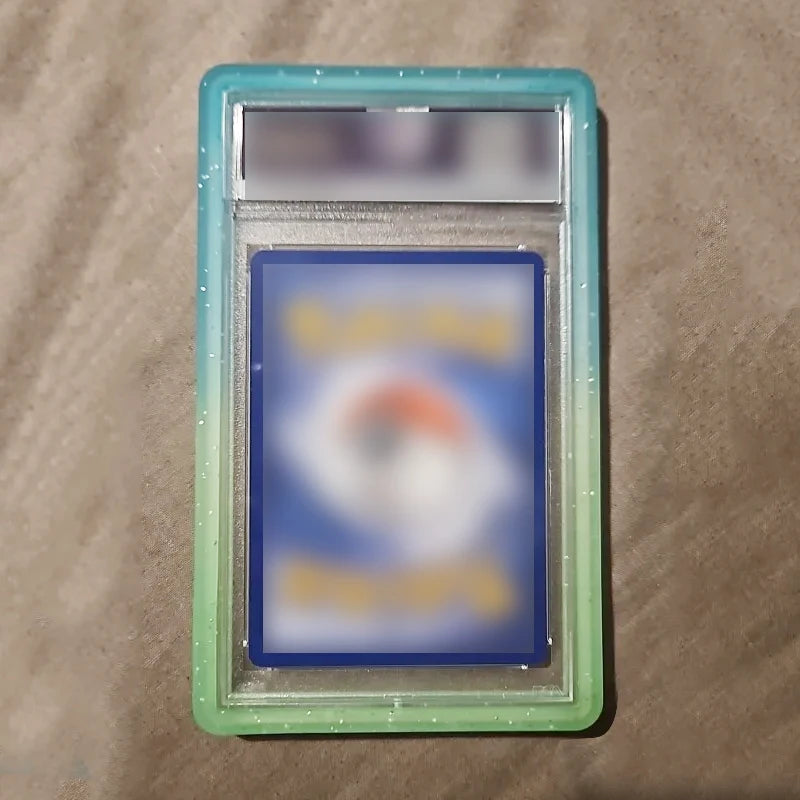 Gradient Silicone Bumper Case Guard Protector Display Sleeves Skin TPU for PSA 35PT Graded Card Slab Sports Game Storage Holder