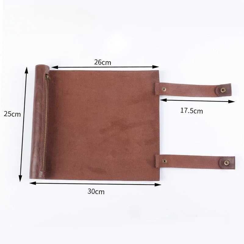 Zippered Dice Tray & Rolling Mat - PU Leather Travel Dice Holder