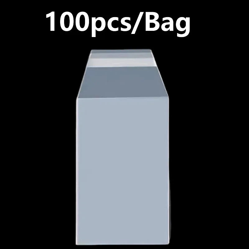 100-500pcs Slabs Card Sleeves Resealable Pro Collector Protector For Pokmn Baseball Football Sports Game Graded Cards Sleeve