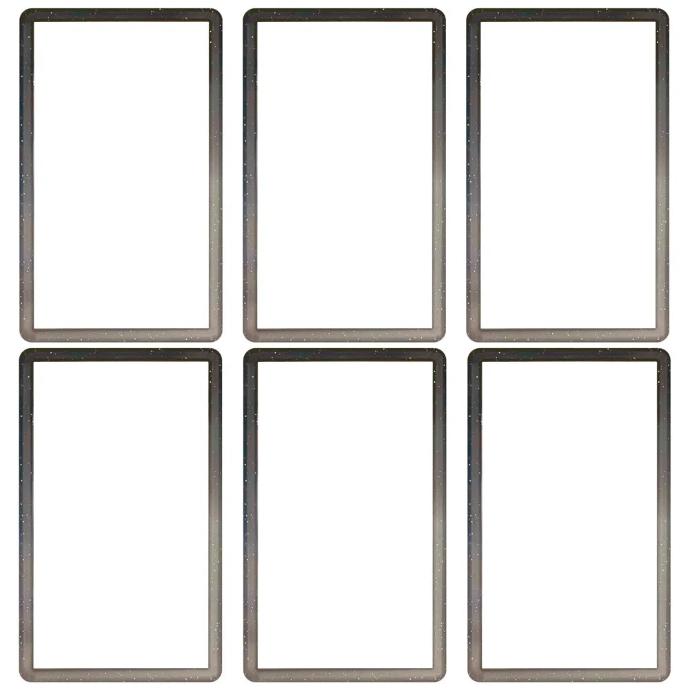 6PCS FIT for-PSA Graded Card cover TPU Bumper Gradient HighQuality Protector CASE PREMIUM Slab Guard dual color gradient glitter