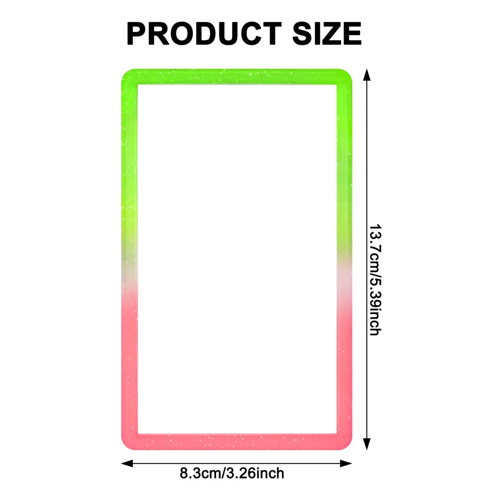 6PCS FIT for-PSA Graded Card cover TPU Bumper Gradient HighQuality Protector CASE PREMIUM Slab Guard dual color gradient glitter