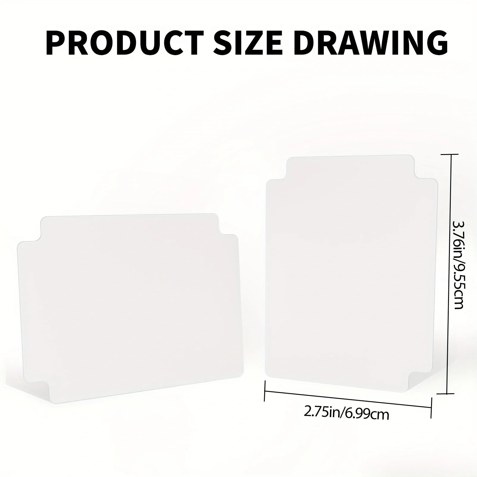 Trading Card Dividers for Storage Box, single color Card Dividers, 10/50 pcs Separator with Tabs,Fits for TCG,  3.76 x 2.75 Inch