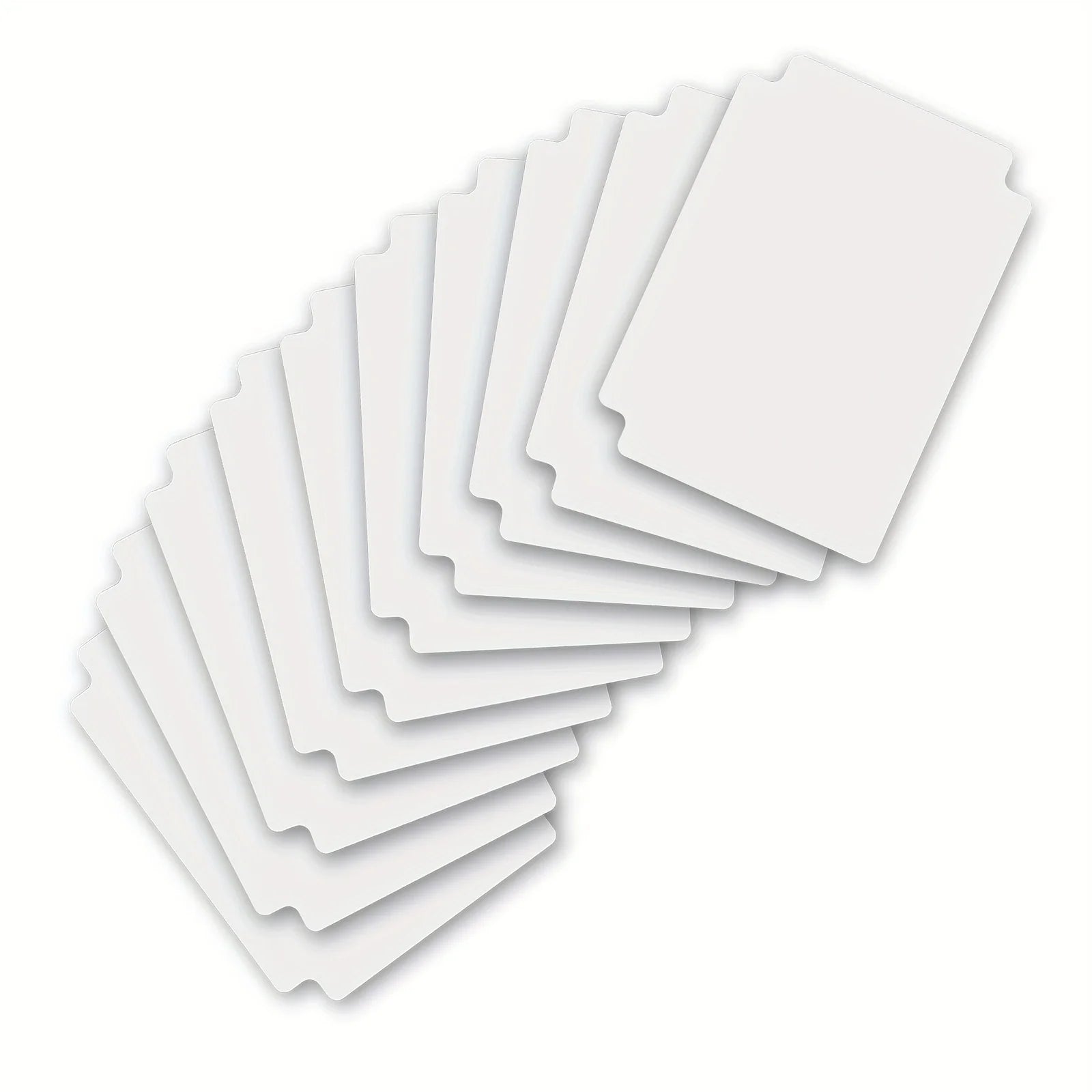 Trading Card Dividers for Storage Box, single color Card Dividers, 10/50 pcs Separator with Tabs,Fits for TCG,  3.76 x 2.75 Inch