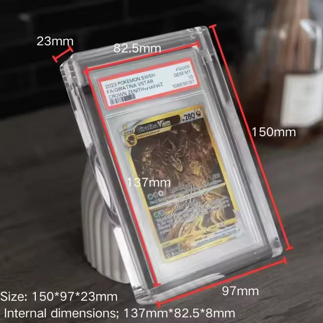 High  Quality Acrylic Graded Card Protector Slab Display Case Compatible with PSA BGS CGC TCG Cards