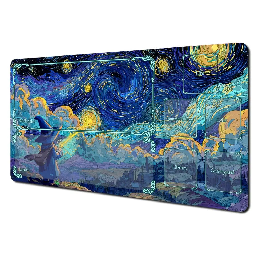 TCG Playmat - Anti-Slip Rubber Play Mat for MTG, Pokemon & One Piece