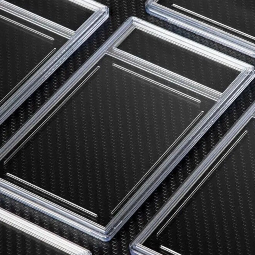Graded Card Slab 35pt Acrylic Card Case Holders with Label Slot Trading Card Protectors for Sports Baseball Game Cards Display