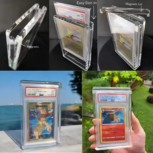 High  Quality Acrylic Graded Card Protector Slab Display Case Compatible with PSA BGS CGC TCG Cards
