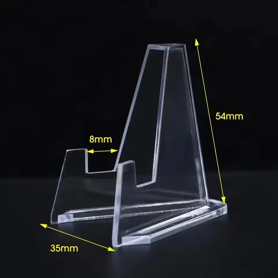 Acrylic Clear Display Stand Graded PSA Sports Card Slabs Case Commemorative Coin Holder Display Rack For Collection Coin