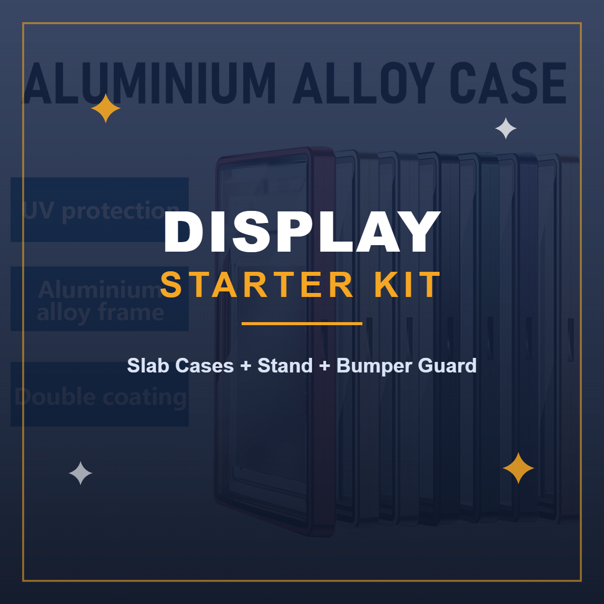 Display Starter Kit - Slab Cases + Stand for Graded Cards